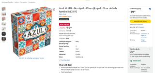 Azul bordspel voor €19,94