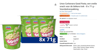 Unox Good Pasta - Carbonara - 8 x 71 g - Voordeelverpakking voor €5,99