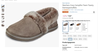 Skechers Cozy Campfire Team Toasty Damespantoffels voor €19,98 bij Amazon