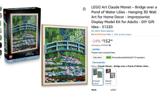LEGO Art Claude Monet – Brug over een vijver met waterlelies (31220) nu voor €142 bij