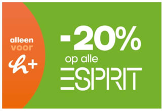 20% korting op Esprit exclusief voor H+ members bij vanHaren