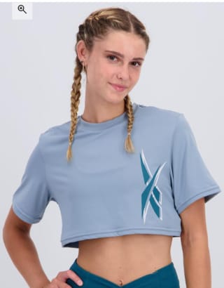 Camiseta Crop para Mujer Reebok por 5.99€