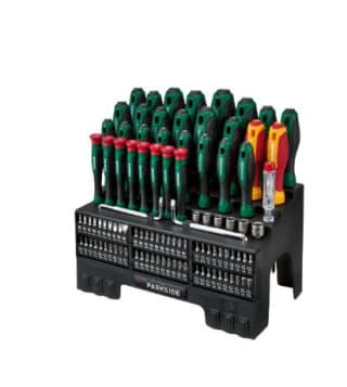 Set de tournevis et embouts Parkside de 101 pièces à 19,99€