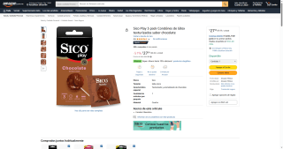 Sico Play 3 Pack Condones Látex Sabor Chocolate por $28 | Descuento Amazon