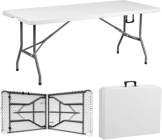 Mesa Plegable Rectangular 180x68cm Blanco por $729 | Amazon