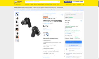 Audífonos Skullcandy Dime 3 True Wireless por $479 | Mercado Libre