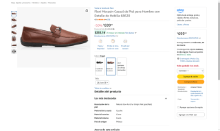Flexi Mocasin Hombre Piel Nogal con Hebilla por $699 | Amazon