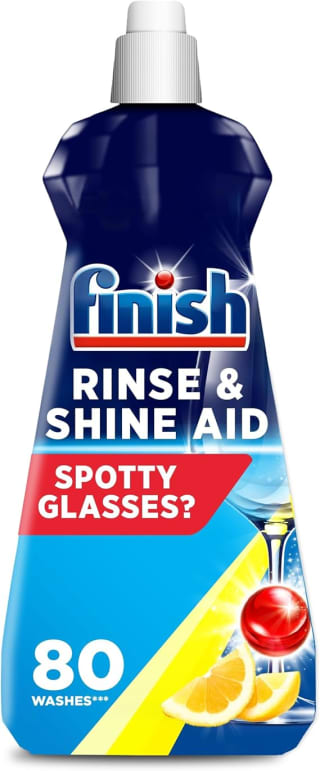 3 x Finish Dishwasher Rinse Aid, Lemon Rinse & Shine Cleaner 400ml - £3.82 / £3.49 S&