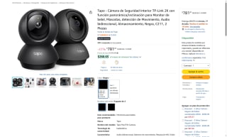 2 Cámaras Tapo C211 2K Panorámica por $782 | Oferta Amazon