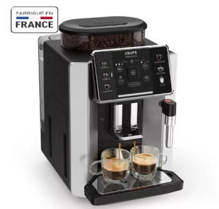 Expresso Broyeur KRUPS EA910E10 sensation silver à 399,99€