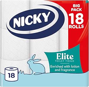 Nicky Elite Scented 18 Roll Toilet Tissue – £5.32 Amazon Subscribe & Save Deal