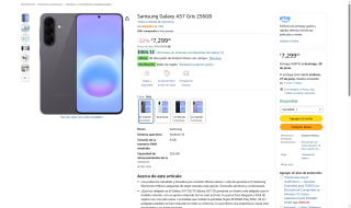 Samsung Galaxy A57 256GB por $5,669 | Amazon (Banamex MSI)
