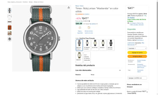 Reloj Timex Weekender por $641 | Oferta Amazon