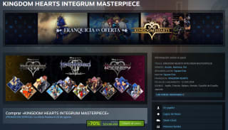 Kingdom Hearts Integrum Masterpiece por $510 en Steam