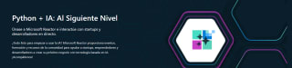 Curso de Microsoft Python+ IA Gratis | En Español