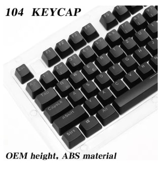 Teclas ABS Retroiluminadas 104 Uds por 7,18€