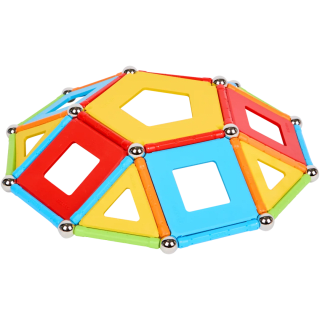 Geomag Rainbow bouwset - 70 delig voor €9,99 bij de Action
