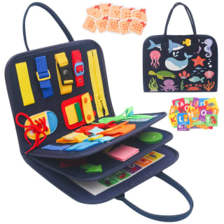 Tablero Sensorial Montessori Activity Board para Aprender a Vestir por 9.99€