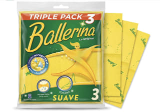 9 Unidades BALLERINA bayeta amarilla original pack de 3 unidades por 4,36€