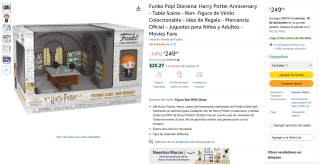 Funko Pop! Diorama Harry Potter Ron por $1,599 | Oferta Amazon