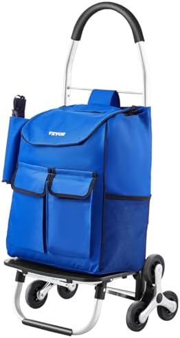 VEVOR Carro de Compra Plegable 36 L con 6 ruedas por 26.82€
