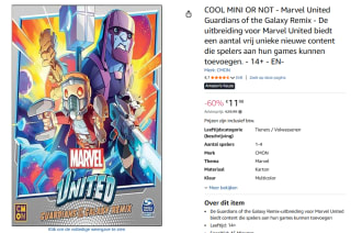 COOL MINI OR NOT - Marvel United Guardians of the Galaxy Remix voor €11,98 bij Amazon