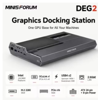 MINISFORUM DEG2 eGPU dockingstation voor €275,80 bij AliExpress