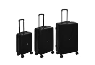 Set de 3 valises ABS 8 roues Noir 5five à 157,99€