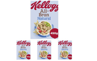 4 Paquetes de Kellogg's All Bran Natural 450g por 8€