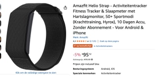 Amazfit Helio Strap - Activiteitentracker voor €94,84 bij Amazon