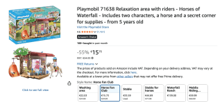 PLAYMOBIL Horses of Waterfall Geheim clubhuis voor paardenliefhebbers voor €15,73