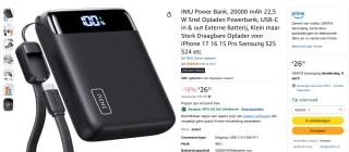 INIU Mini Powerbank voor €26,91