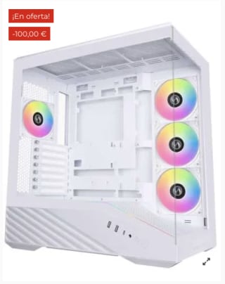 PCTEC GAMING ga72jn ordenador de sobremesa ryzen 7 9800x3d 32gb ddr5 2tb rx 9070xt