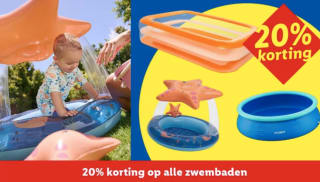 20% extra korting op alle zwembaden bij de Lidl