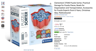 6 sorteerbakjes voor puzzelen (Clementoni) voor 5,79 euro
