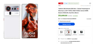 Nubia Z80 Ultra 512GB 16GB por $15,699 | Walmart