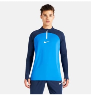 Haut d'entrainement 1/4 Zip Nike Academy Pro Bleu Royal à 14,99€