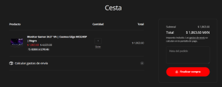 Monitor Gamer Cosmos Edge MCE245P 24.5" por $1,864 en Balam Rush