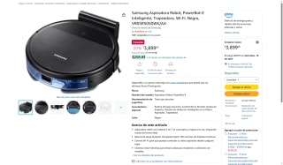 Samsung PowerBot-E VR05R5050WK/AX Negro por $3,899 | Amazon
