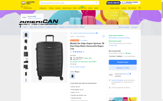 Maleta Samsonite 78cm por $2,077 | Oferta Mercado Libre