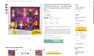 The Simpsons Figuras JAKKS Pacific 2.5" por $525 | Amazon