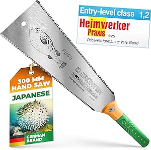 GRÜNTEK Japanese Ryoba Saw 300mm for £9.61 on Amazon