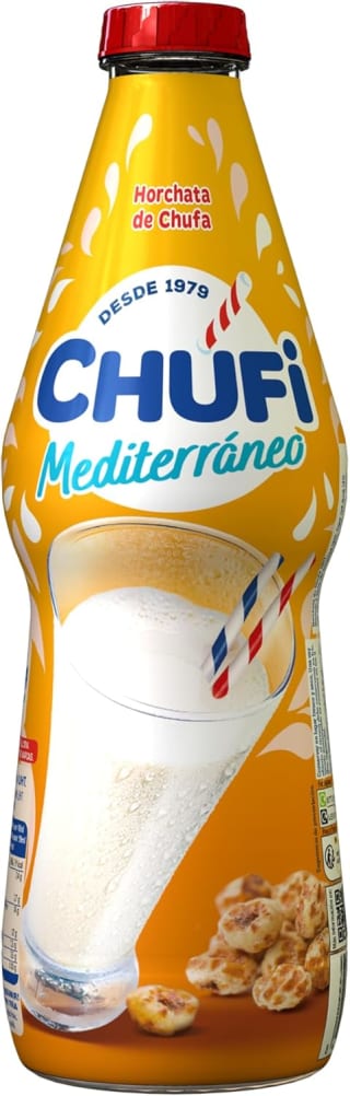 2 botellas Chufi Horchata Mediterráneo Vegetal 1 litro por 2.53€