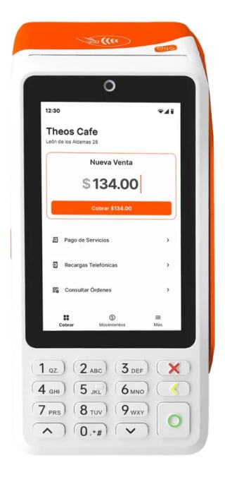 Clip Ultra terminal bancaria con impresora y teclado físico por $120 en Mercado Libre