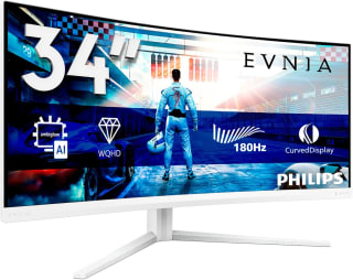Philips Evnia 34M2C5501A - 34 inch WQHD Curved Gaming Monitor, 180 Hz, 1 ms, FreeSyn