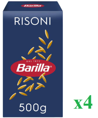 4 Paquetes de 500grs de Barilla Risoni por 3.63€