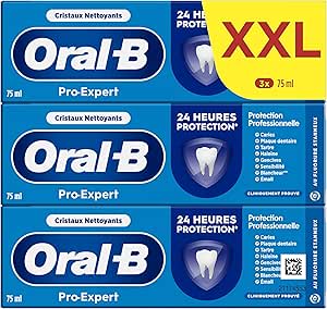 Dentifrice Oral-B Pro-Expert pack XXL - 3x75 ml à 6,59€