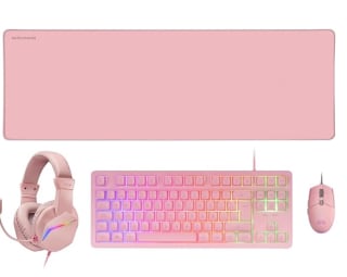 Pack Gaming Teclado Fixed RGB + Ratón Gaming RGB Flow 3200 dpi + Auriculares Over-Ear