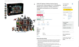 LEGO DC Batman Arkham Asylum 2953 piezas por $6,157 | Oferta Amazon