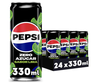 Pepsi Zero Lima pack 24 latas 330 ml por 10.68€